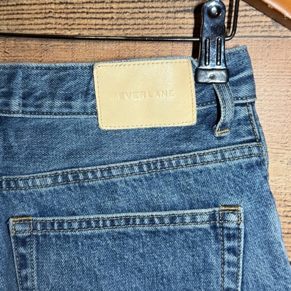 🌻 EVERLANE 27 CROP Women’s THE 90s CHEEKY MOM Jeans Denim Ankle Medium Blue - Picture 7 of 11